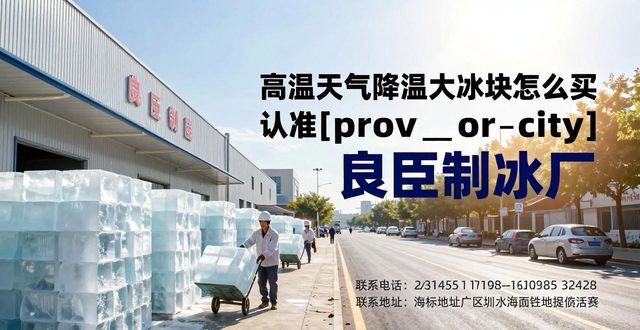 高温天气降温大冰块怎么买 认准舟山良臣制冰厂